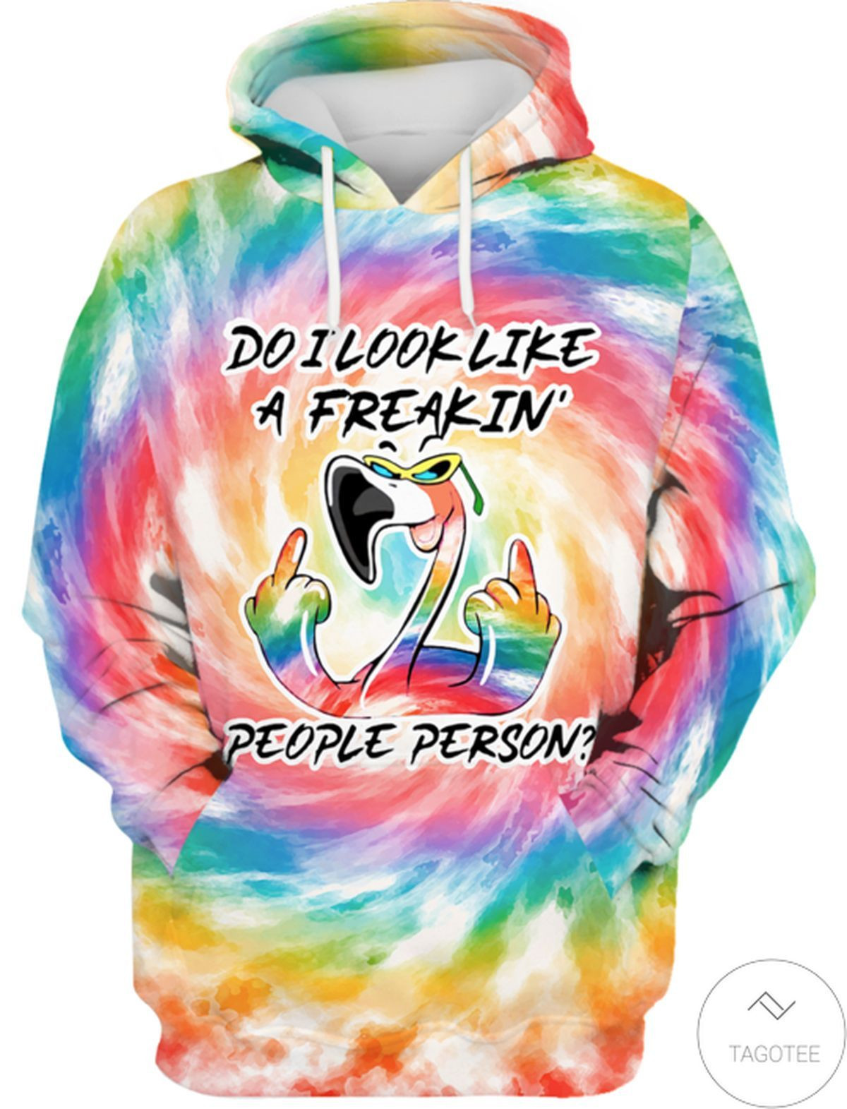 Top Rated Flamingo Do I Look Like A Freakin' People Person 3D All Over Print Hoodie, Zip-up Hoodie