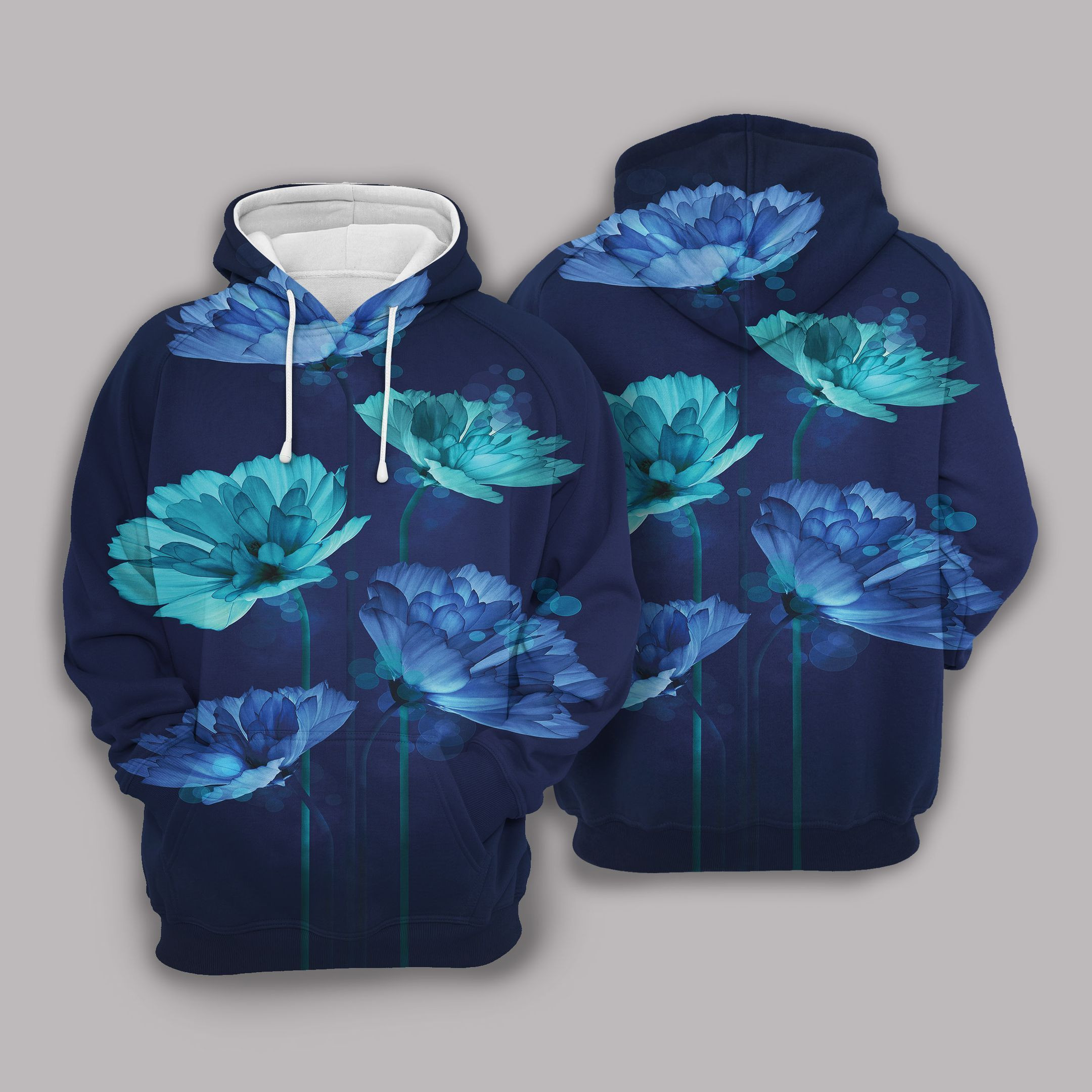 Flower Unisex 3D Hoodie All Over Print OYEXS