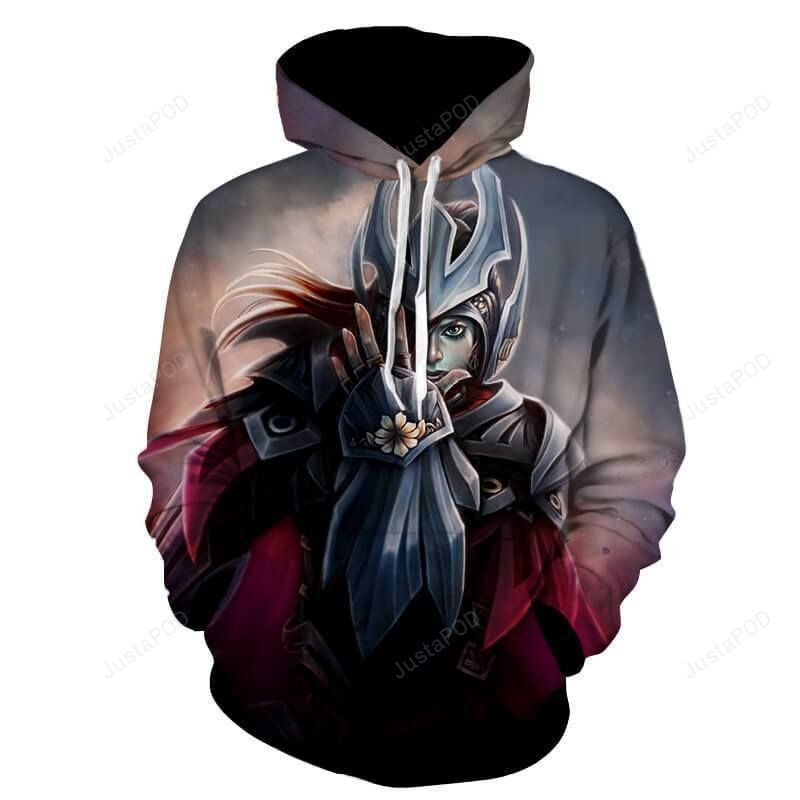 Phantom Assassin Bloodroot Guard 3D All Over Print Hoodie, Zip-up Hoodie