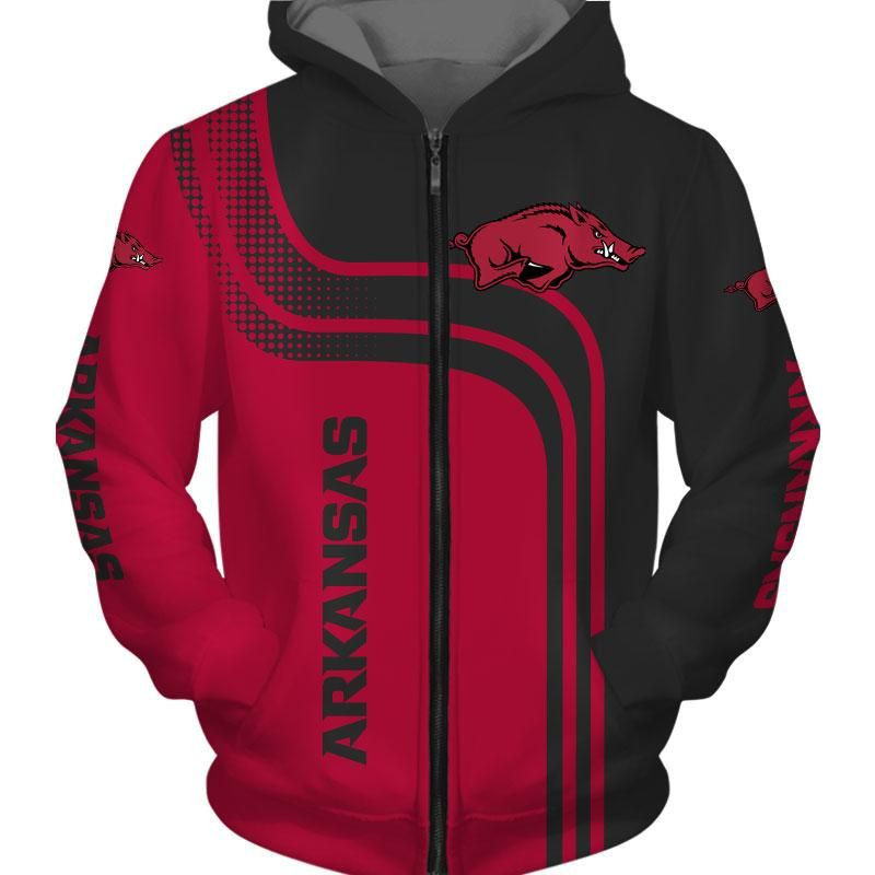 Arkansas Razorbacks 3D All Over Print Hoodie, Zip-up Hoodie