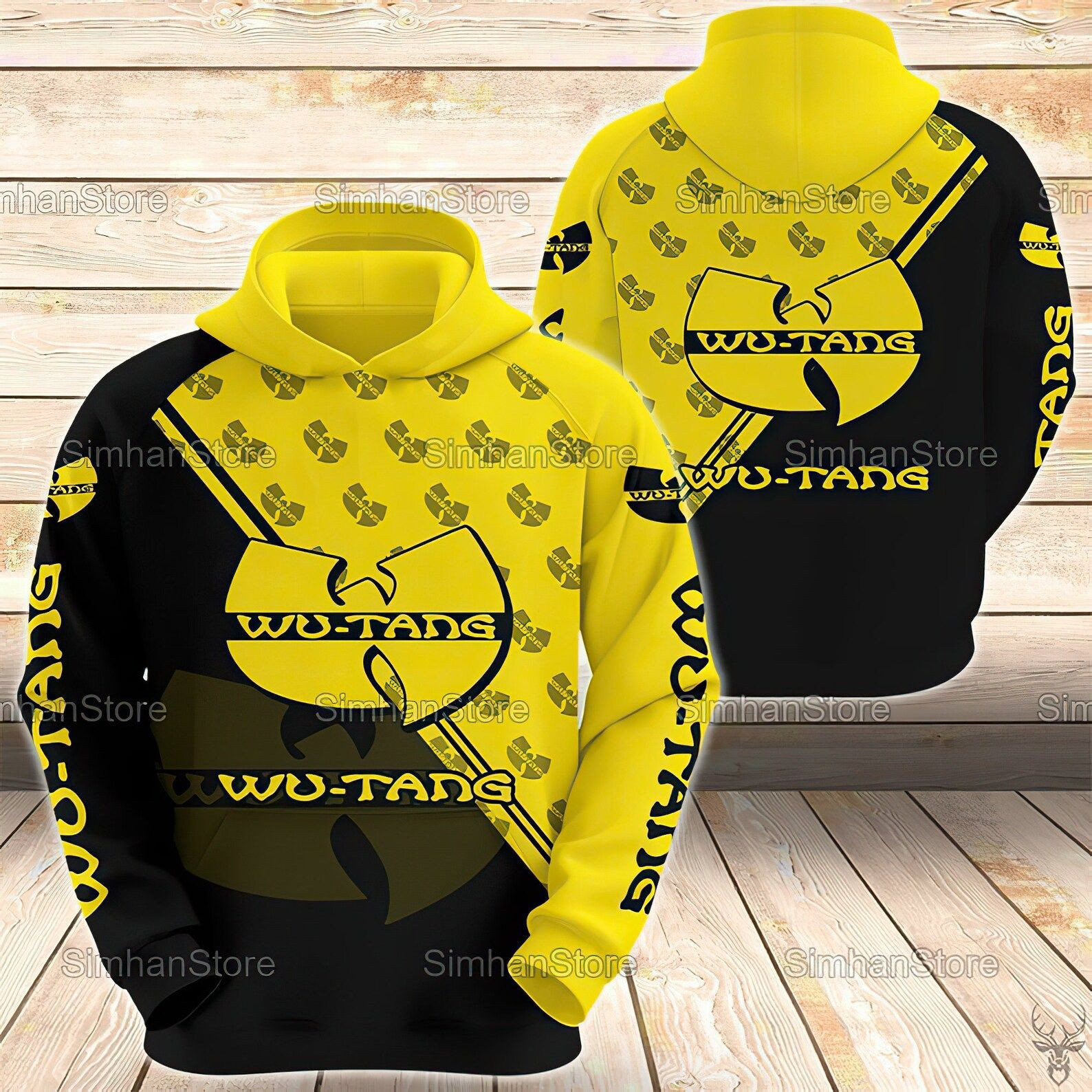 Wu Tang Band 3D All Over Printed Hoodie