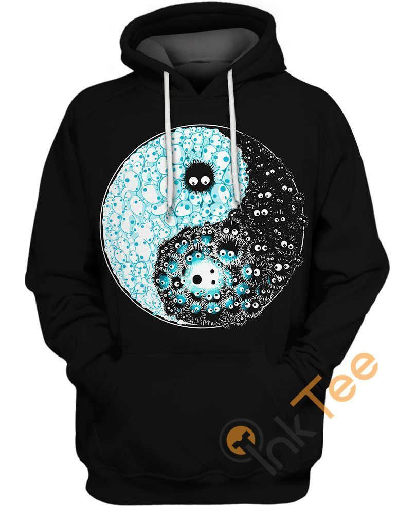 Yin Yang Ghibli Amazon Best Selling Hoodie 3D