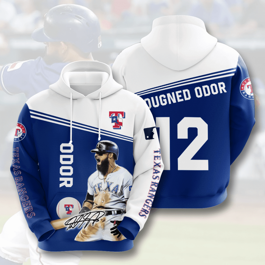 TEXAS RANGERS Rougned Odor All Over Printed Hoodie