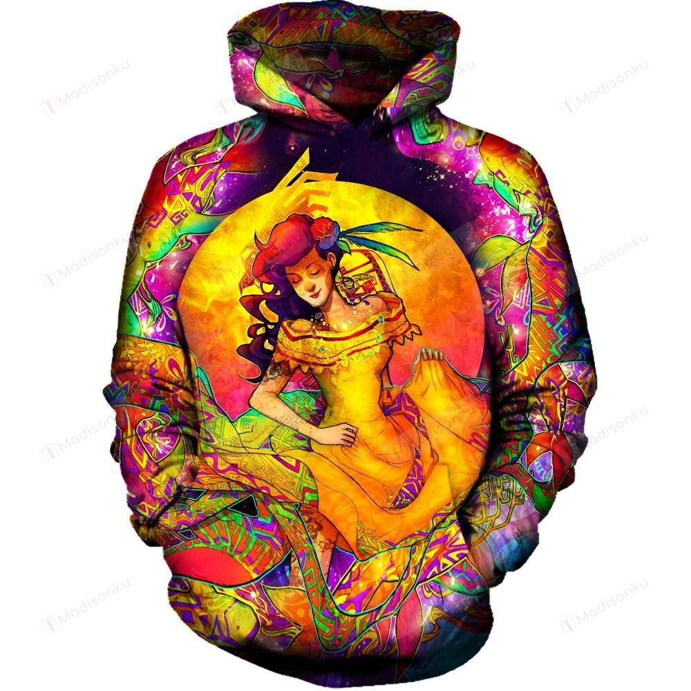 La Senal 3D All Over Printed Hoodie, Zip- Up Hoodie