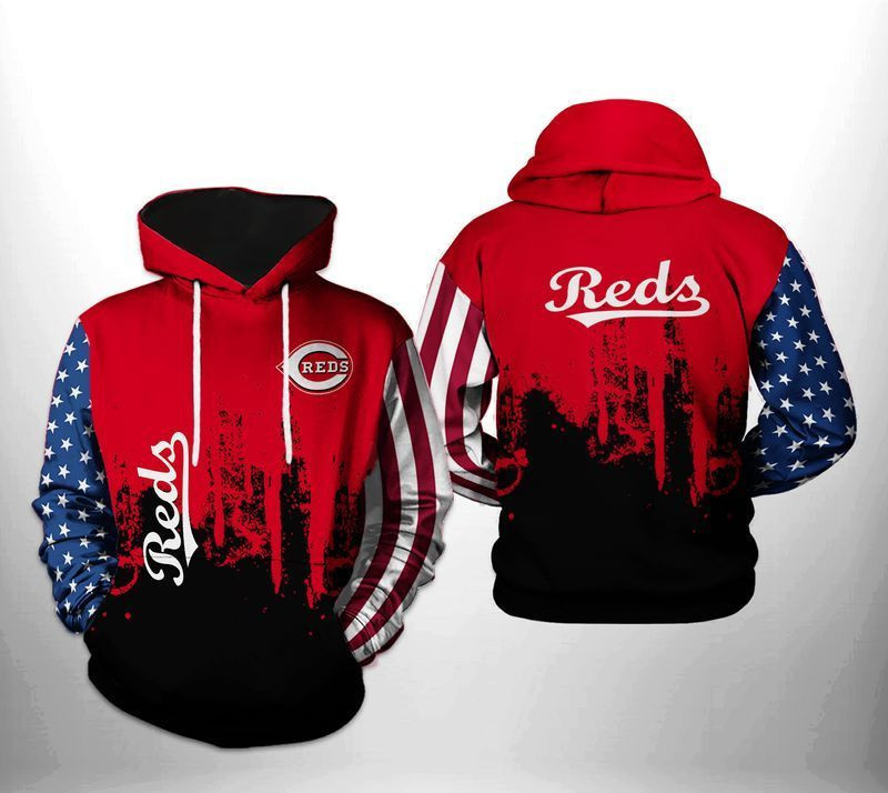 Mlb- Cincinnati Reds 3d Hoodie Style 07