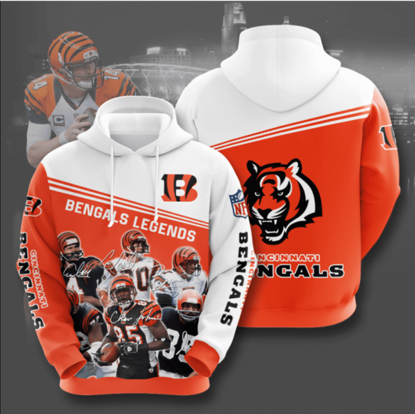 Cincinnati Bengals 3d Hoodie 05