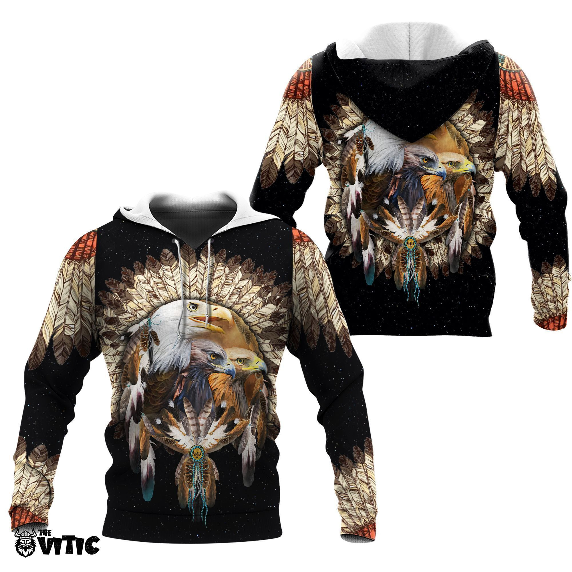 Thevitic? Native American Hoodie HD03426