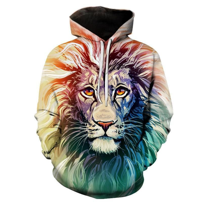 Ancient Colorful Lion 3d All Over Print Shirt T Shirt Hoodie Zip Hoodie Sweater Up To 5xl