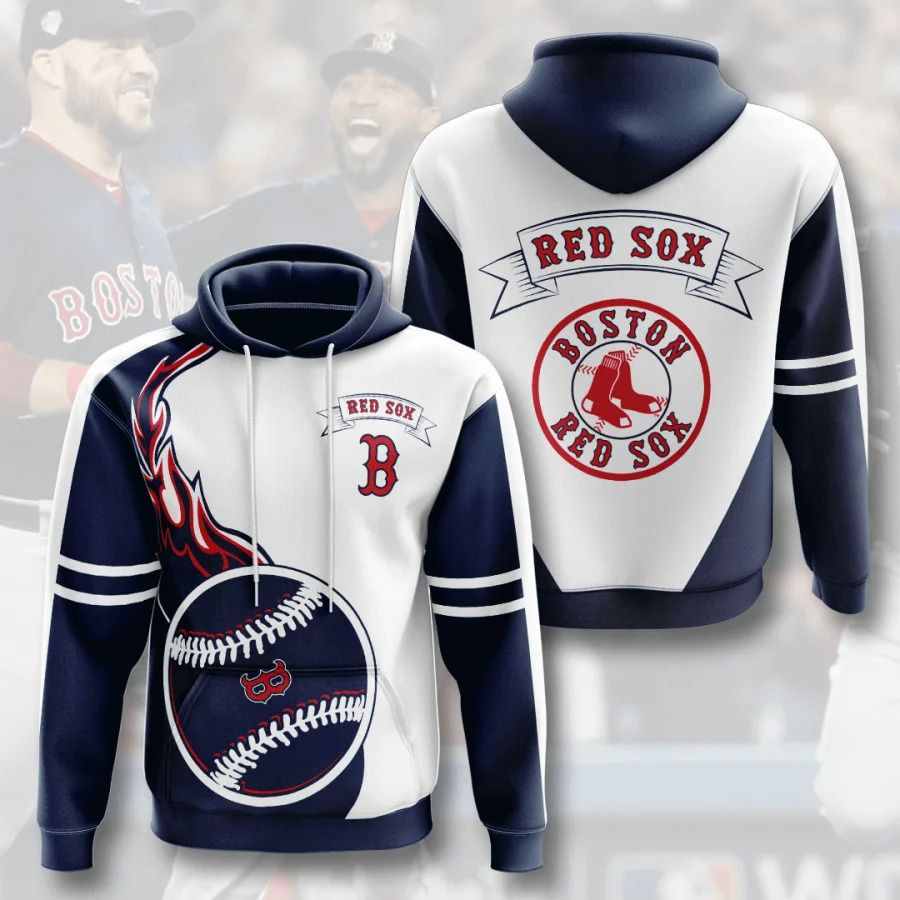 Mlb- Boston Red Sox 3d Hoodie Style 07