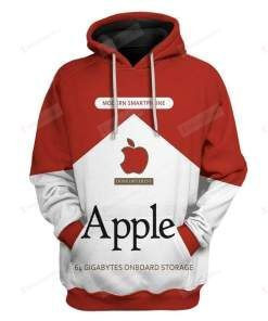 Marlboro And Apple 3D All Over Print Hoodie, Zip-up Hoodie