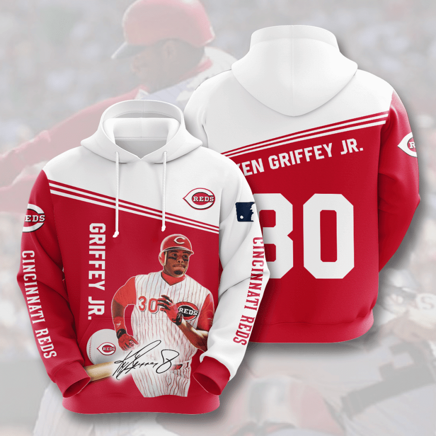 Mlb- Cincinnati Reds 3d Hoodie Style 05