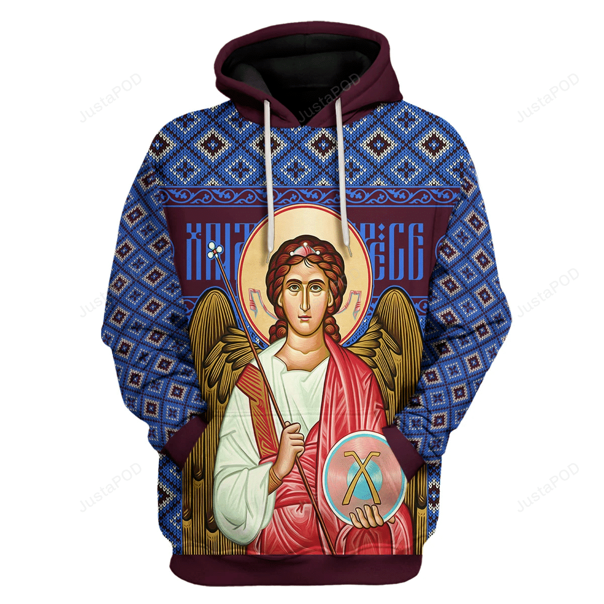 St. Archangel Michael 3D All Print Hoodie, Zip- Up Hoodie