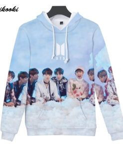 BTS 3D All Over Print Hoodie, Zip-up Hoodie