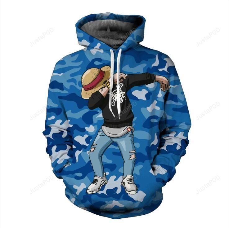 One Piece 3D All Over Print Hoodie, Zip-up Hoodie