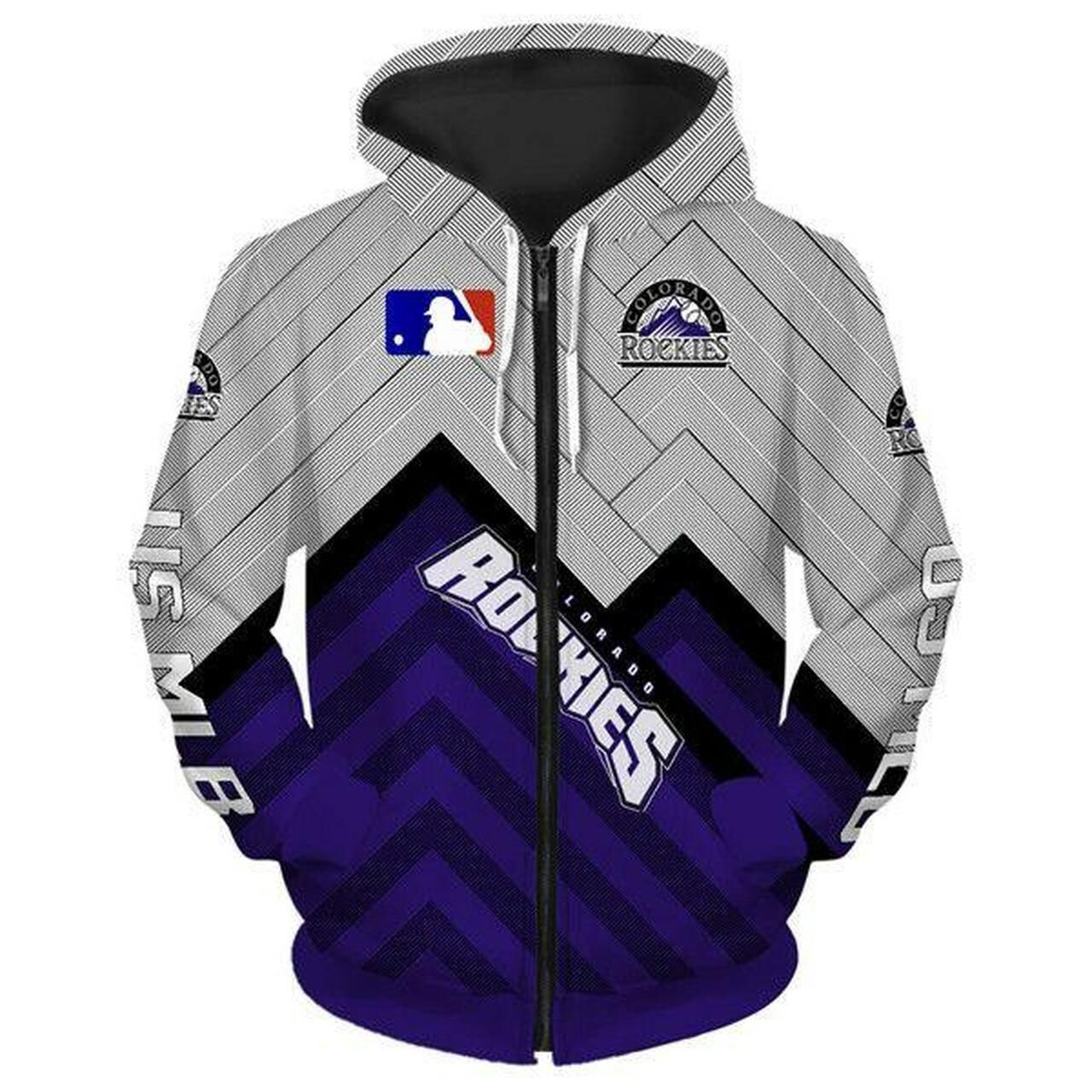 Colorado Rockies 3D T Shirt Hoodie