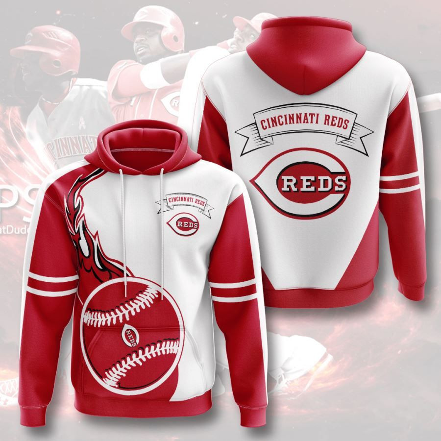 Cincinnati Reds 3D All Over Print Hoodie, Zip-up Hoodie