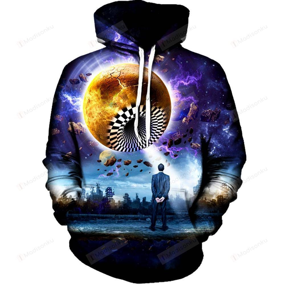 Planetary Hole For Unisex 3D All Over Print Hoodie, Zip-up Hoodie