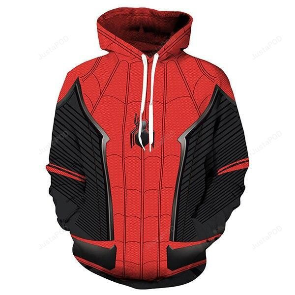 Spider-Man 3D All Over Print Hoodie, Zip-up Hoodie