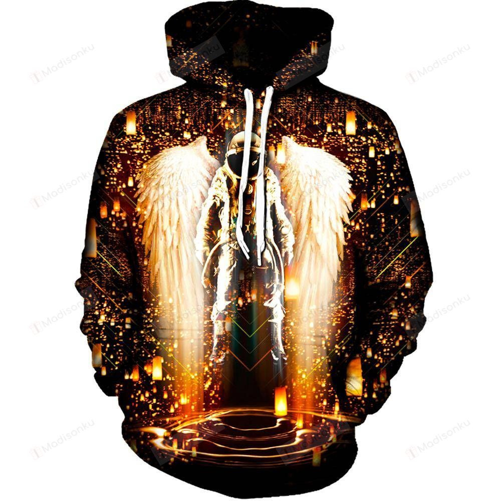 Astronaut Wings For Unisex 3D All Over Print Hoodie, Zip-up Hoodie