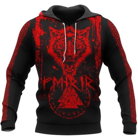 Fenrir Wolf 3D All Over Print Hoodie, Zip-up Hoodie