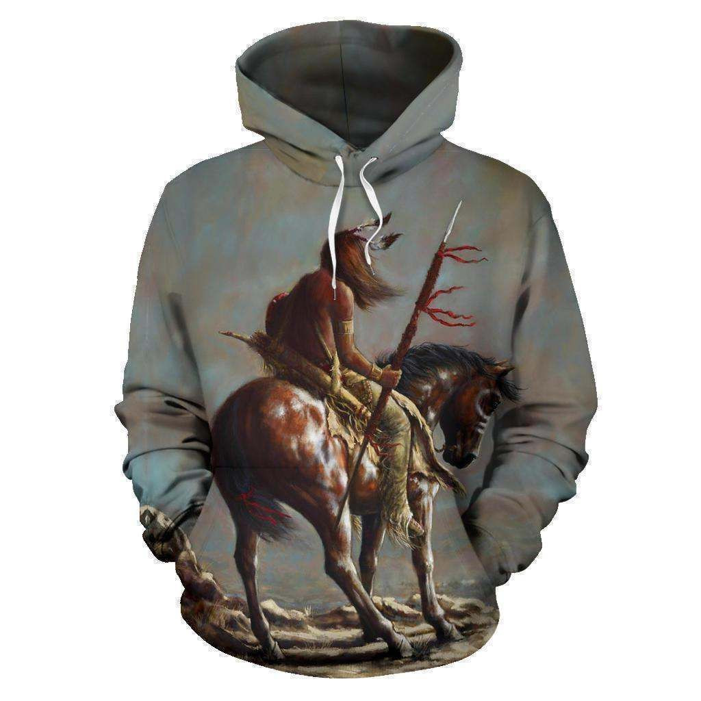 End Of The Trail Native American Pullover Unisex Hoodie BT03