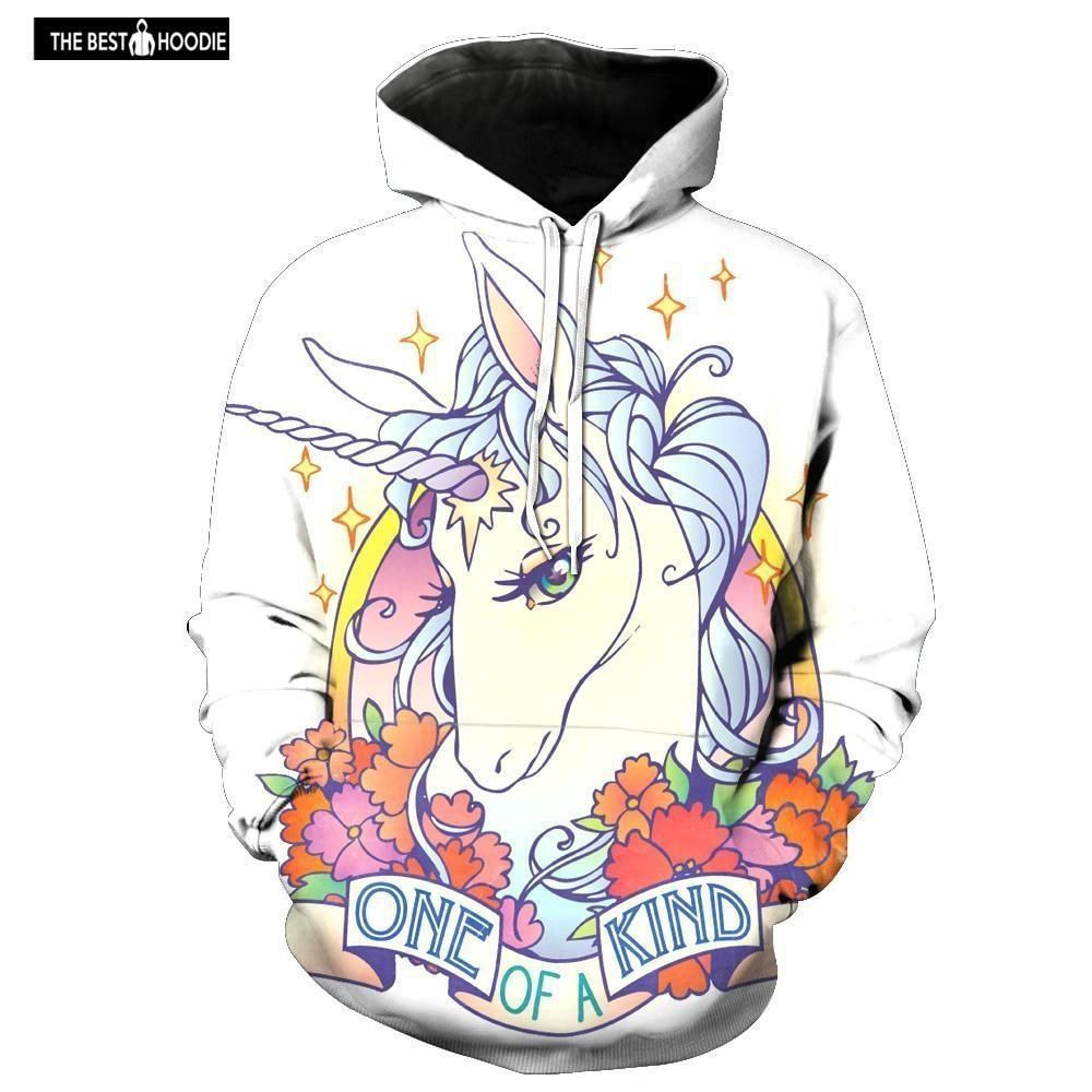 Unicorn 3D All Over Print Hoodie, Zip-up Hoodie