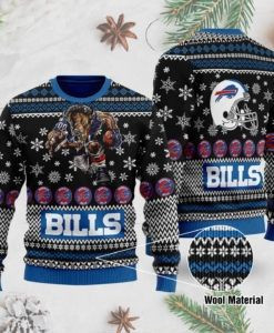 Buffalo Bills 3D Printed Ugly Christmas Sweater 3D All Over Print Hoodie, Zip-up Hoodie