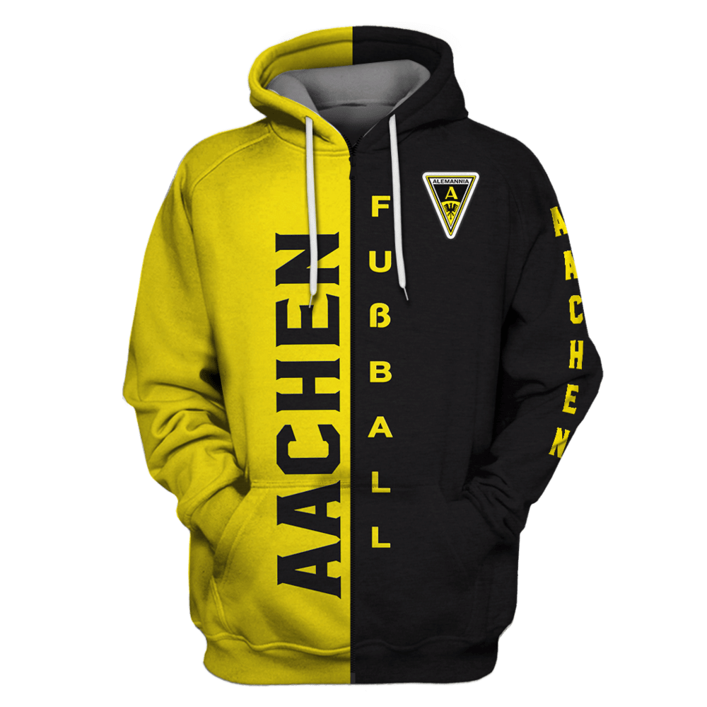 Aachen Fubball Unisex 3D All Over Print Hoodie, Zip-up Hoodie