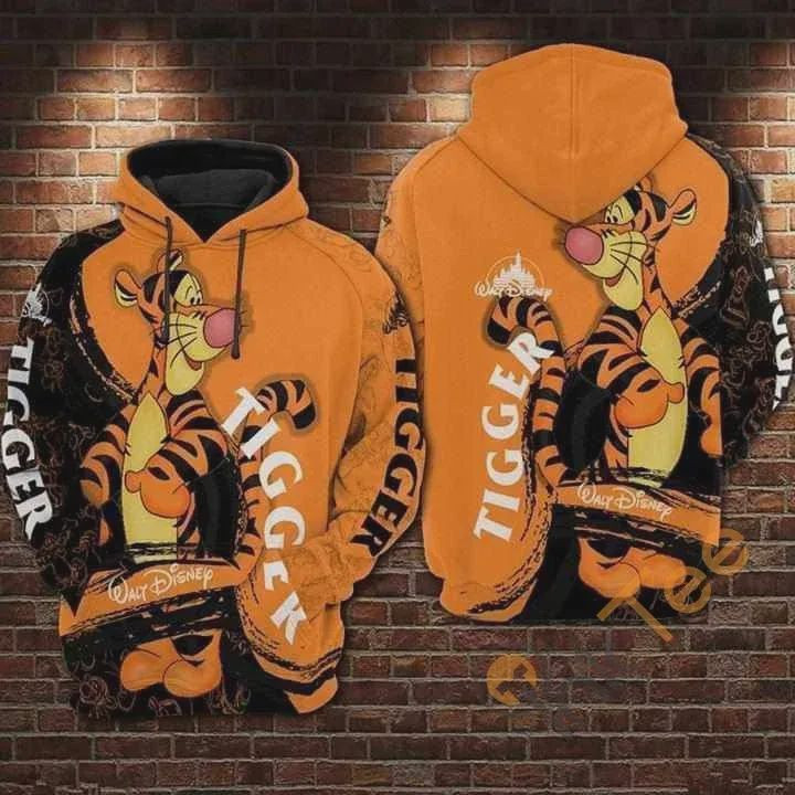 Tigger Winnie The Pooh Disney 3D All Over Print Hoodie, Zip-up Hoodie