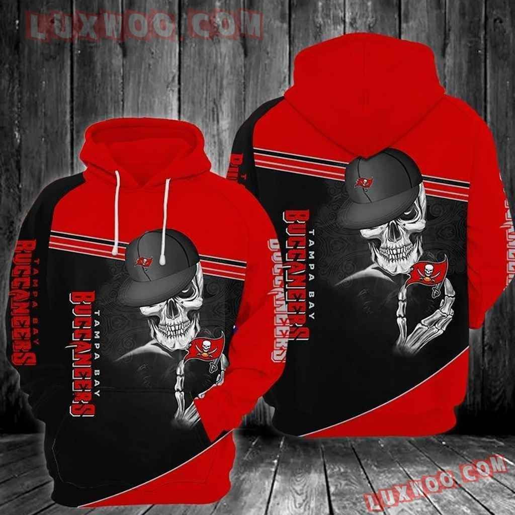 Nfl Tampa Bay Buccaneers Skull 3d Hoodie,All Over Print Hoodie 2021