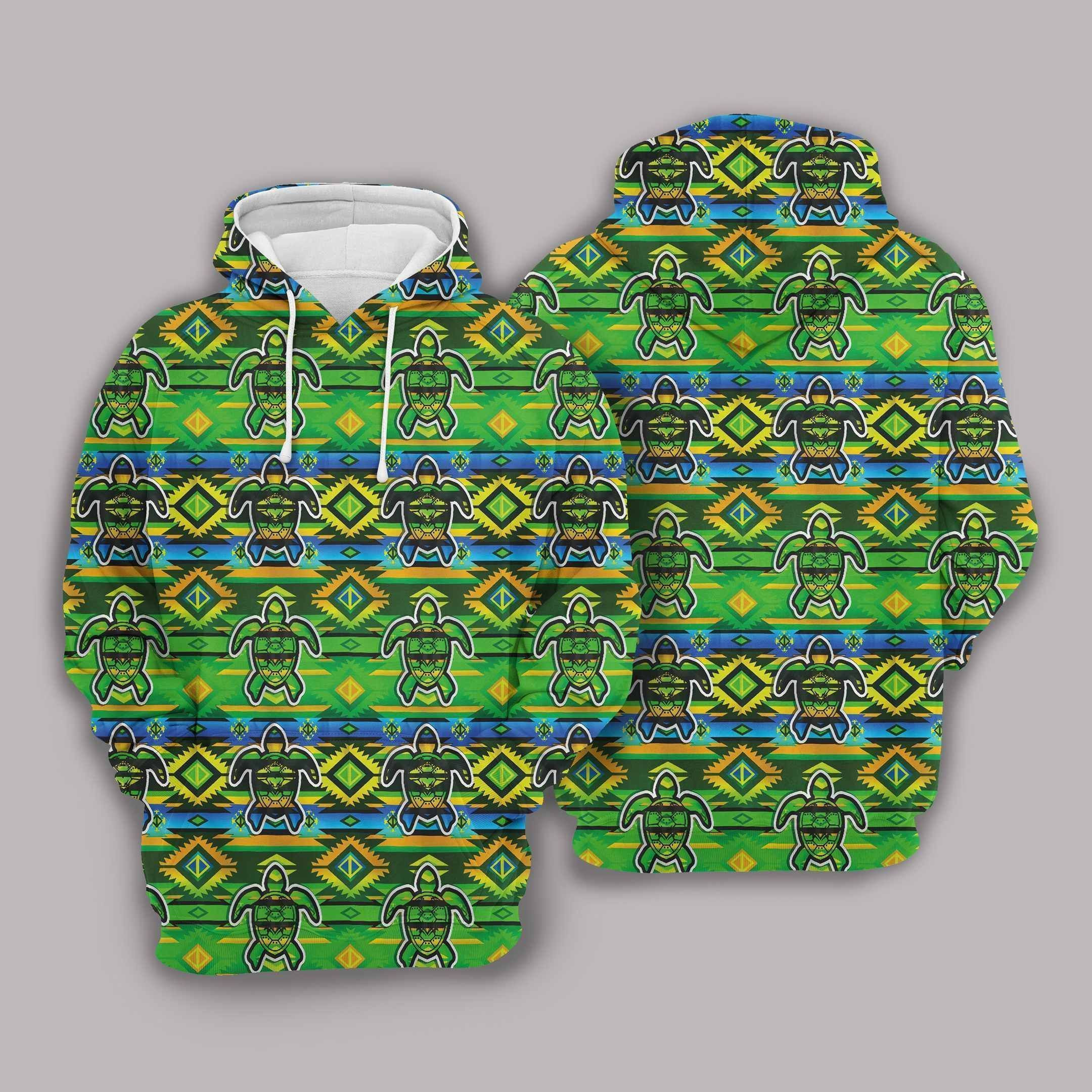 Native American Turtle Hoodie BT11