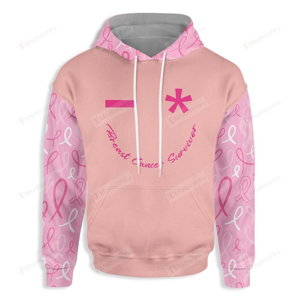 Never Be Ashamed Of A Scar Breast Cancer 3D All Over Print Hoodie, Zip-up Hoodie