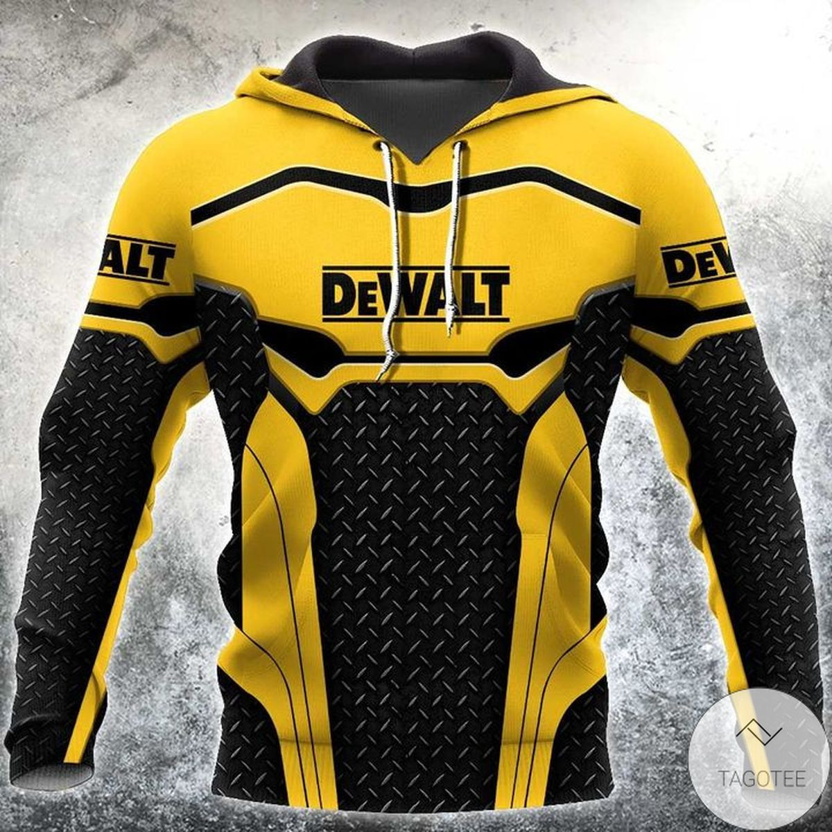 Dewalt Tools Yellow 3D All Over Print Hoodie, Zip-up Hoodie