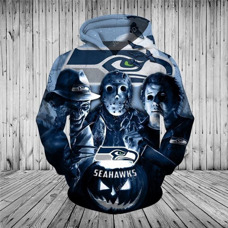 Seattle Seahawks NFL 3D All Over Print Hoodie, Zip-up Hoodie