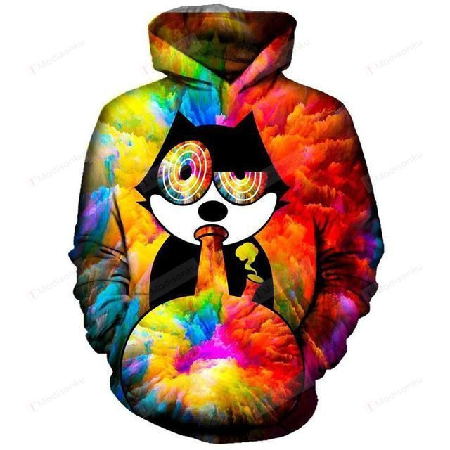 Animal Cat 3D All Over Print Hoodie, Zip-up Hoodie