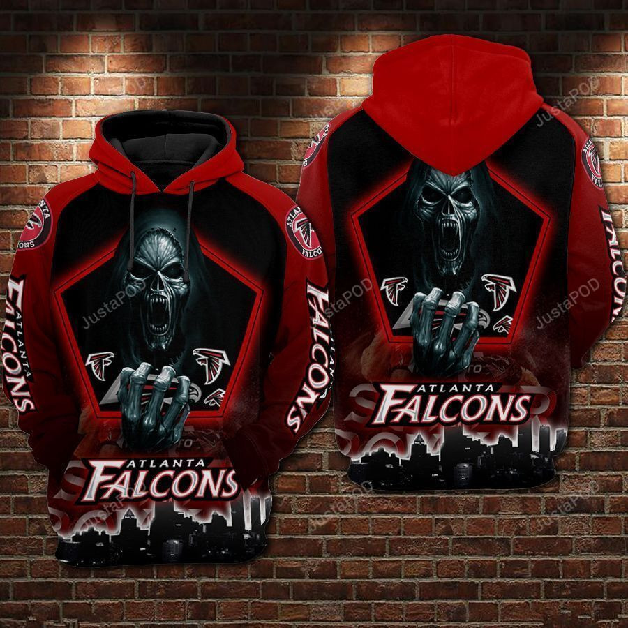 Atlanta Falcons For Unisex 3D All Over Print Hoodie, Zip-up Hoodie