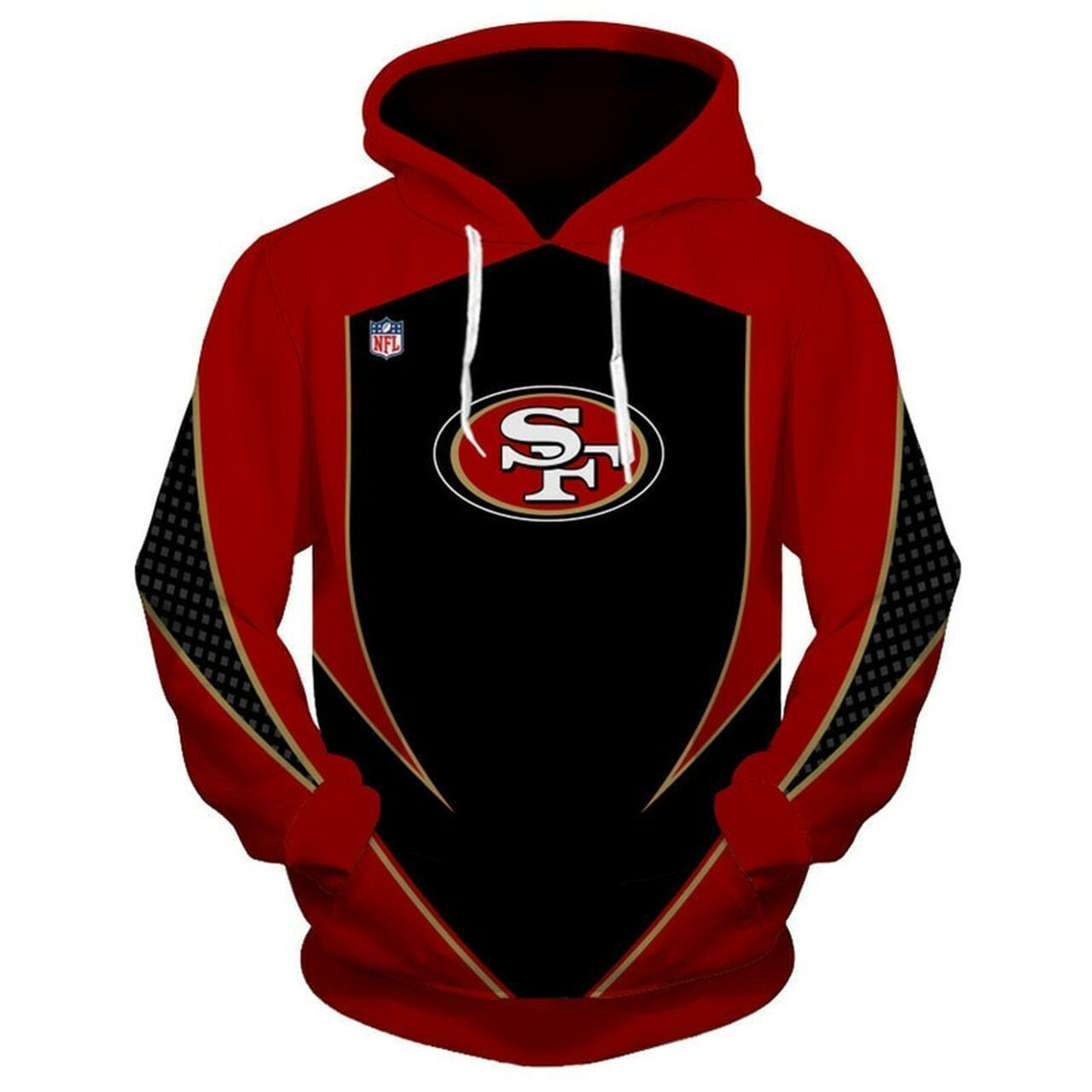 San Francisco 49Ers Team Pullover Hoodies,All Over Print Hoodie 2021