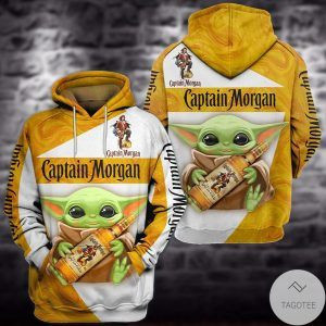 Baby Yoda Morgan Whiskey 3D All Over Print Hoodie, Zip-up Hoodie