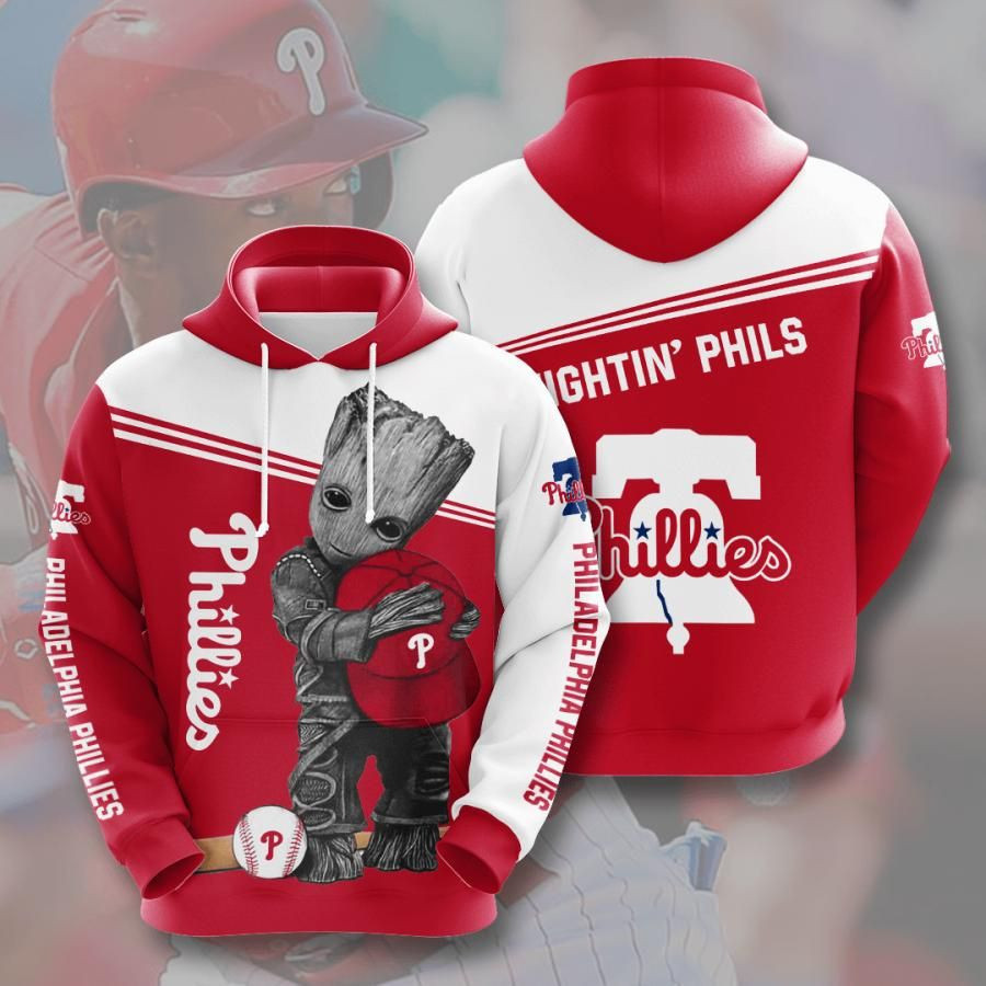 Philadelphia Phillies 3D All Over Print Hoodie, Zip-up Hoodie