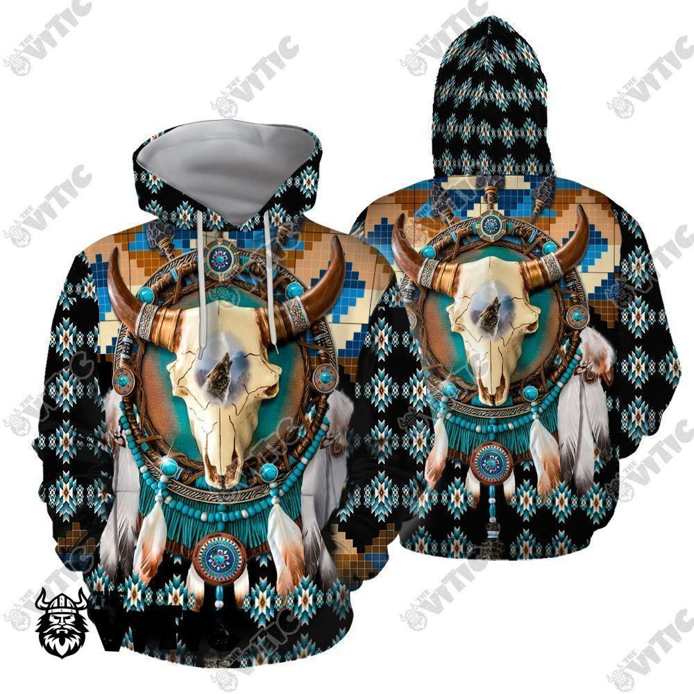 Buffalo Native American Hoodie