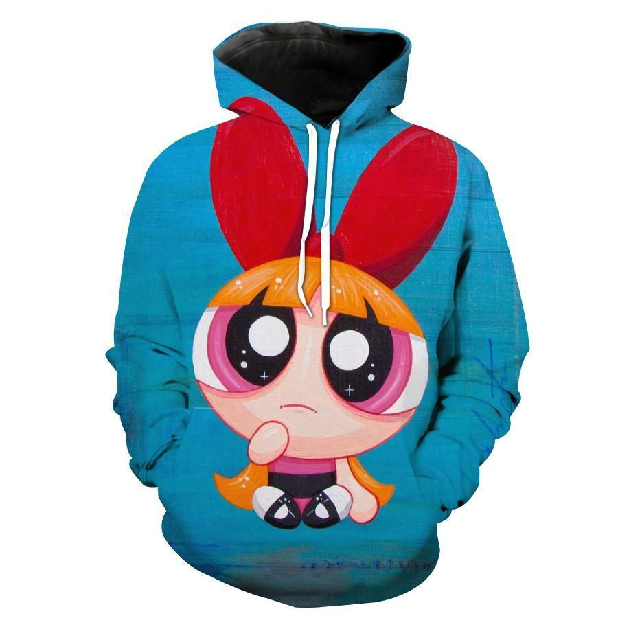 Powerpuff Girls Blossom Cute Blossom Cartoon Hoodie 3D