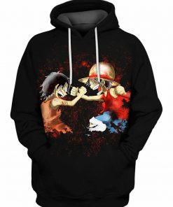 Luffy And Ace 3D All Over Print Hoodie, Zip-up Hoodie