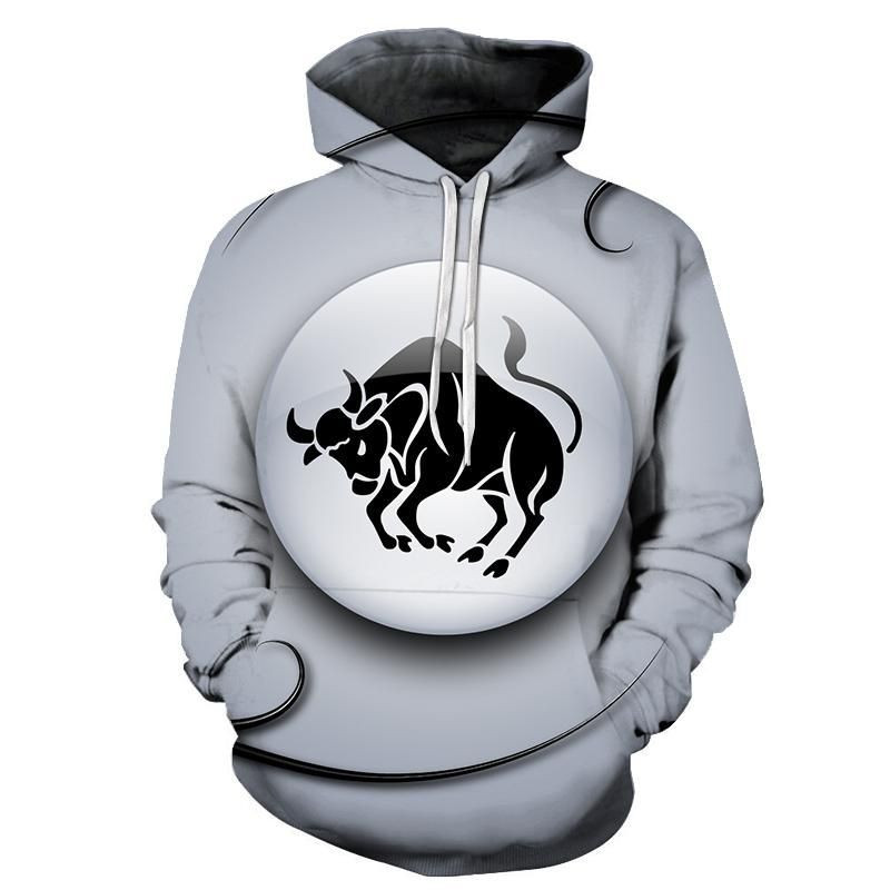 The Radiant Taurus 3D All Over Print Hoodie, Zip-up Hoodie