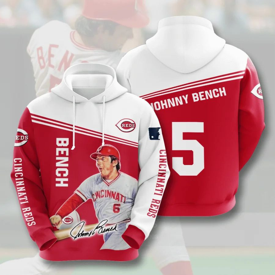 Mlb- Cincinnati Reds 3d Hoodie