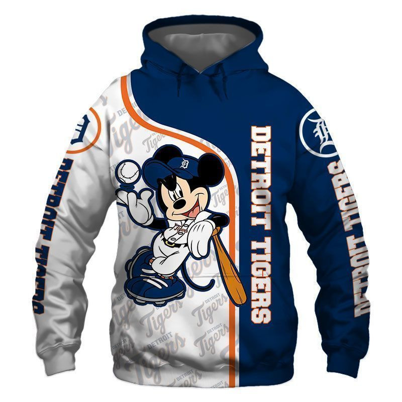 Mlb- Detroit Tigers 3d Hoodie Style 09