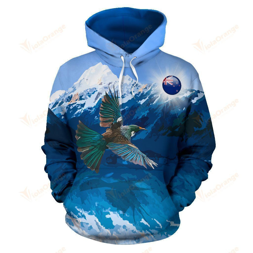 Hooker Lake & Tui New Zealand Pullover Unisex 3D Hoodie All Over Print KMBNF