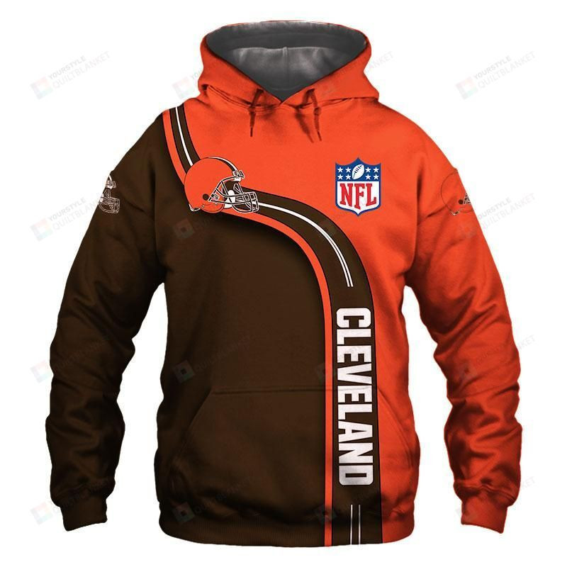 Cleveland Browns Hoodies 3D All Over Print Hoodie, Zip-up Hoodie