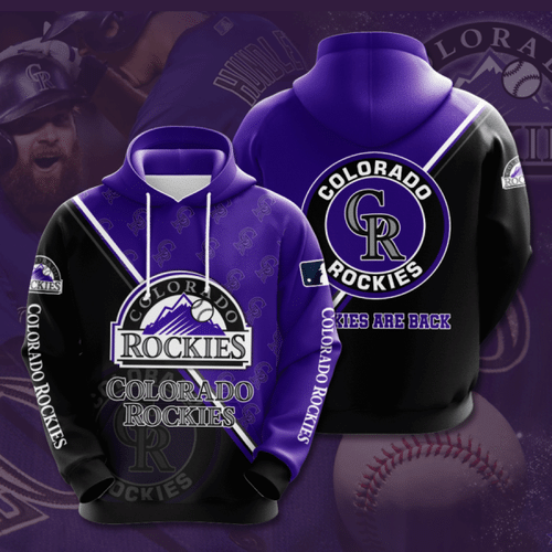 Sports Team Colorado Rockies No687 Hoodie 3D