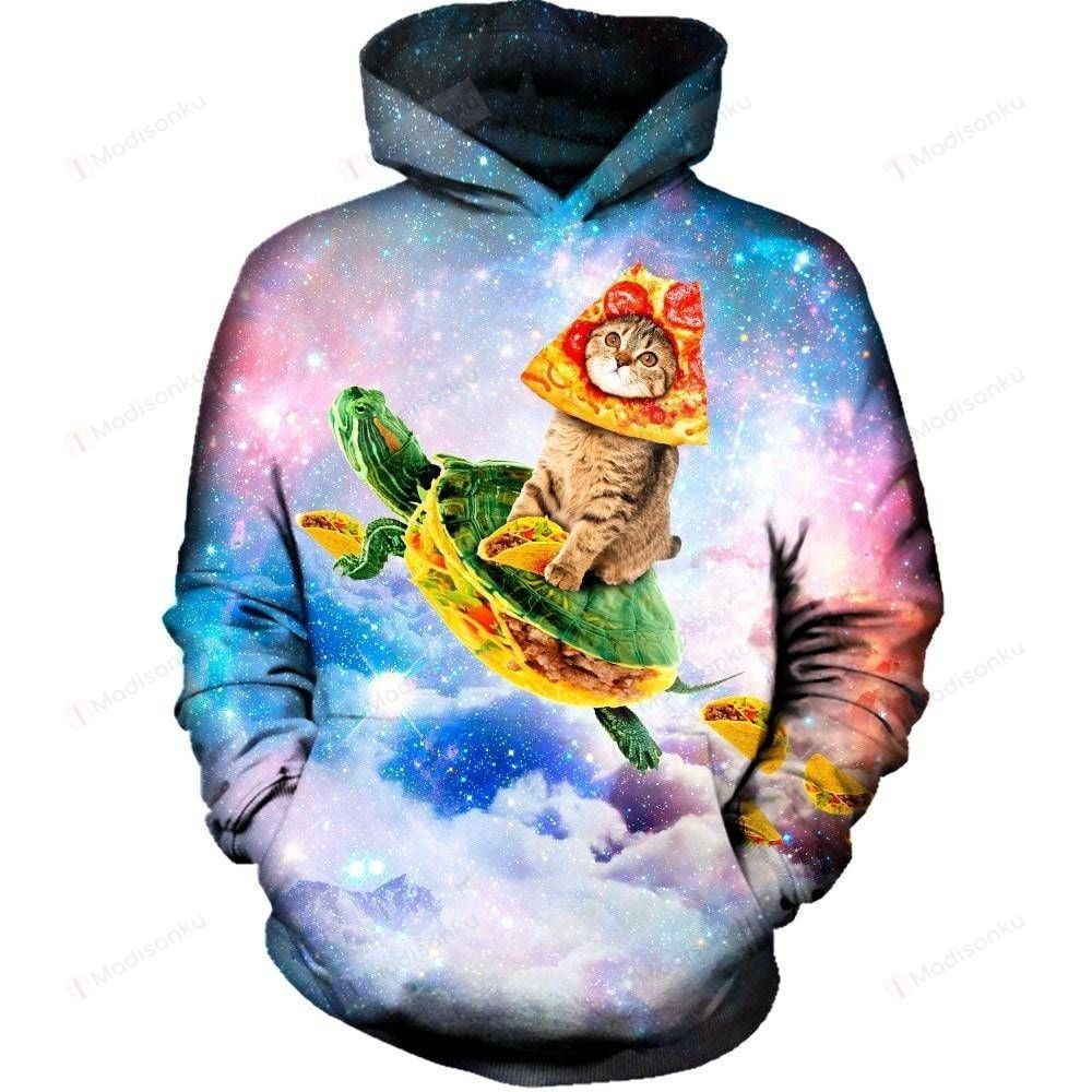 Turtle Taco Cat 3D All Over Print Hoodie, Zip-up Hoodie