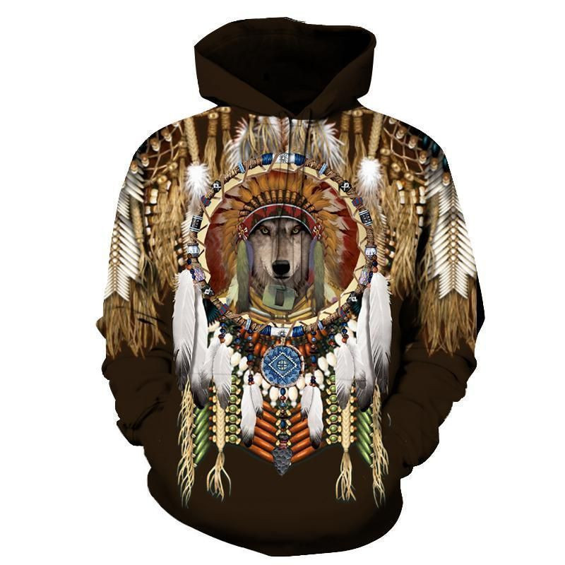 Chief Dreamcatcher Native American Hoodie BT06